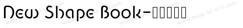 New Shape Book字体转换